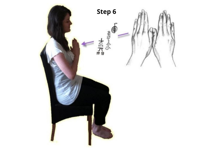 Step 6 (Standing In Front Of The Reiki Student)