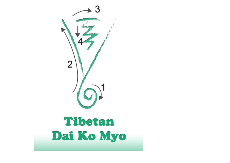 Tibetan Master Symbol Dai Ko Mio