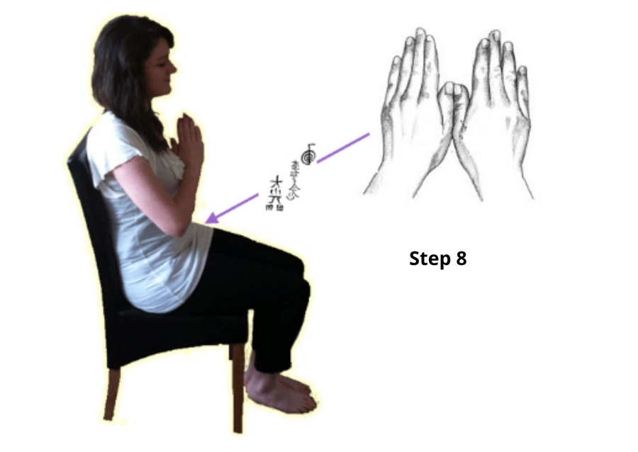 Step 8 (Standing In Front Of The Reiki Student)