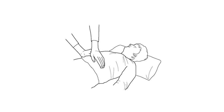 Reiki hand position the solar plexus